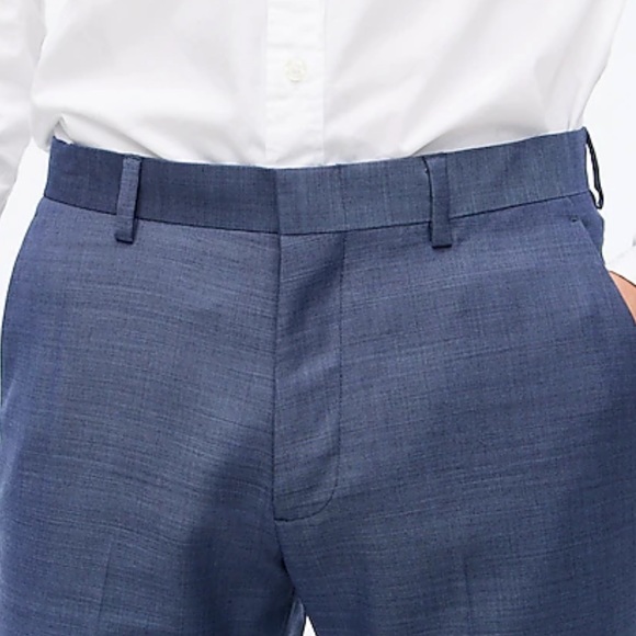 J CREW Marina blue Thompson suit pants in worsted wool - Picture 4 of 8